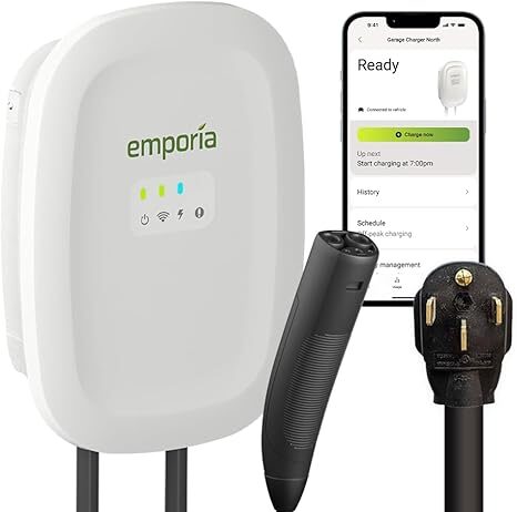 EMPORIA Level 2 EV Charger Review: Fast, Safe, and Tesla-Ready Home Charging Tested
